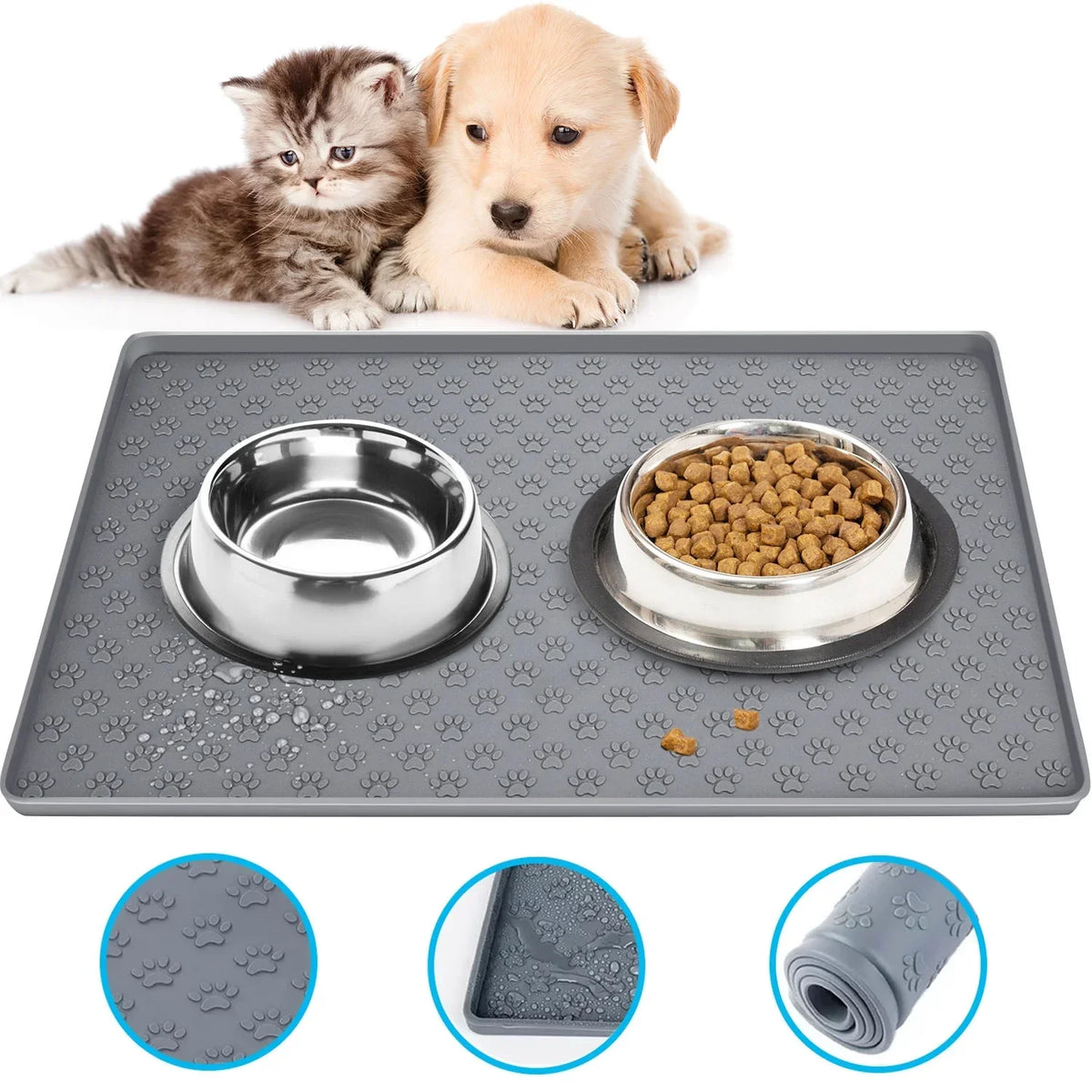 What Are the Benefits of Non-Slip Pet Feeding Mats: Why Stability Matters?