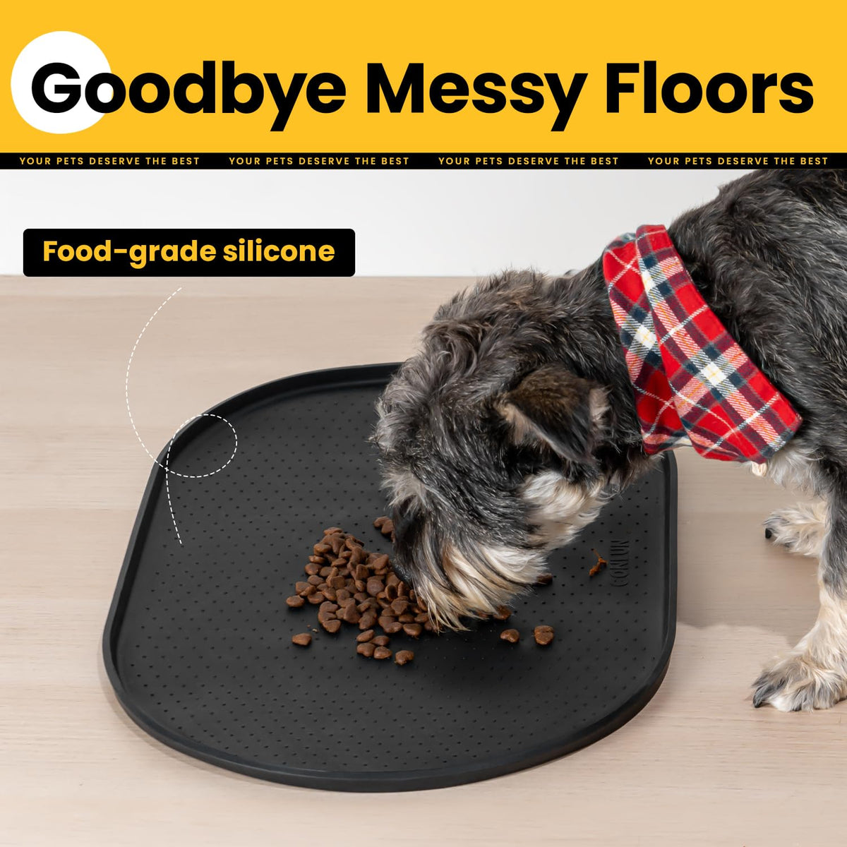 Oval Silicone Pet Feeding Mat