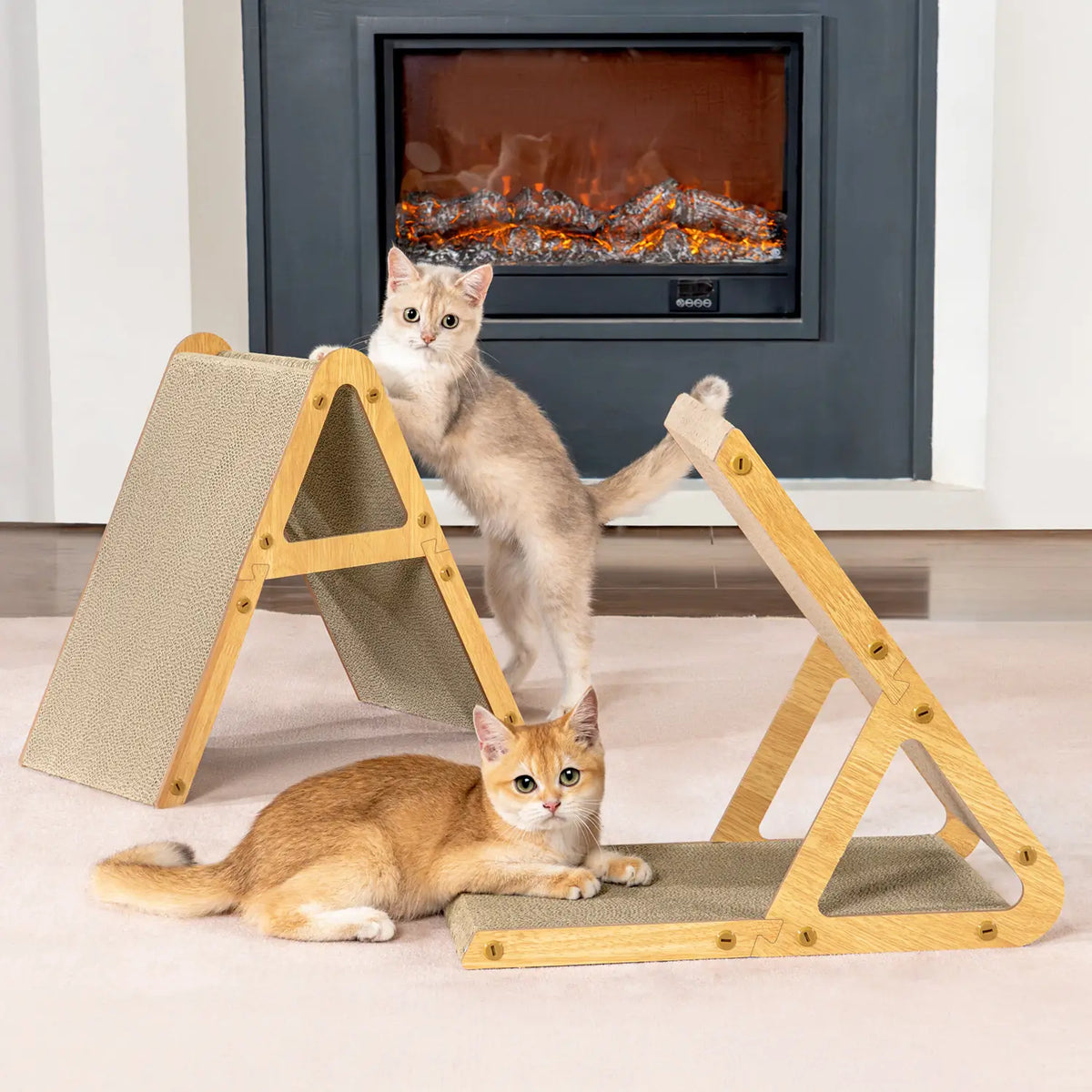A-Frame Cat Scratcher & L-Shaped Cat Scratcher