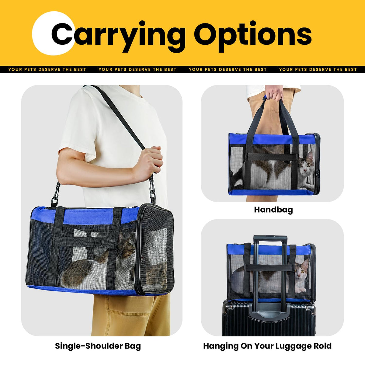 Classic Mesh Pet Carrier