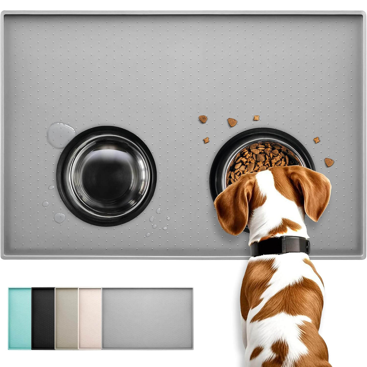 Rectangular Silicone Pet Feeding Mat
