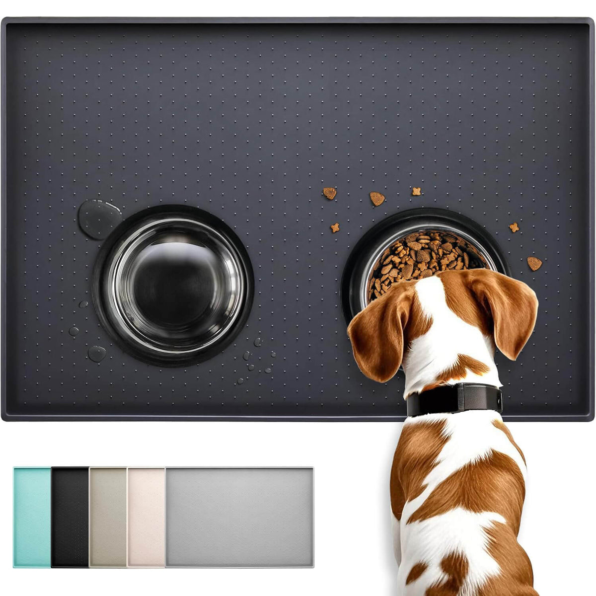 Rectangular Silicone Pet Feeding Mat