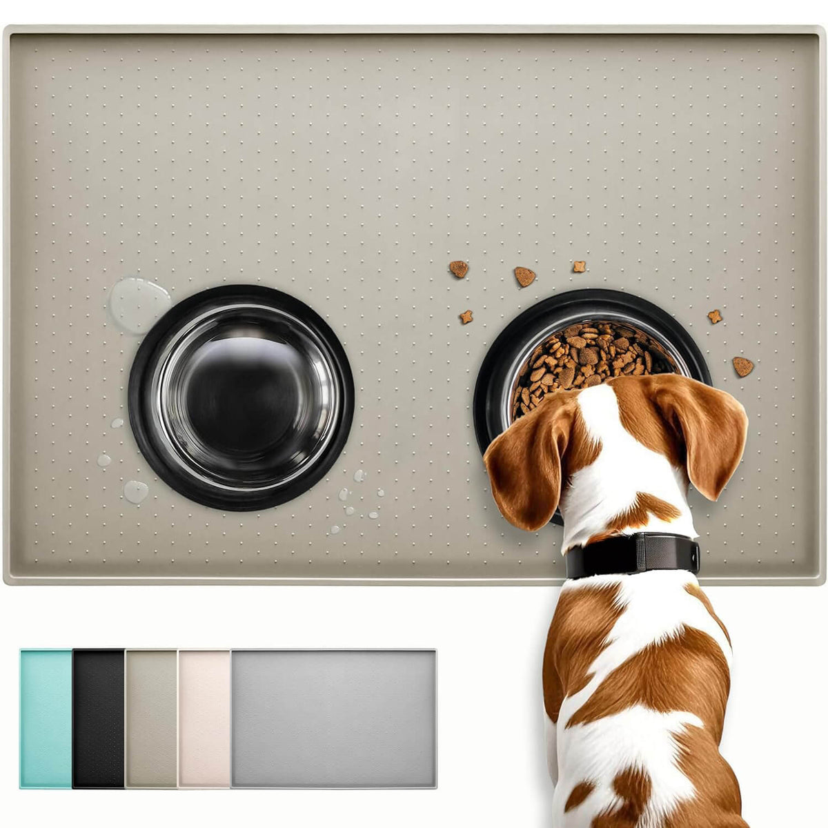 Rectangular Silicone Pet Feeding Mat