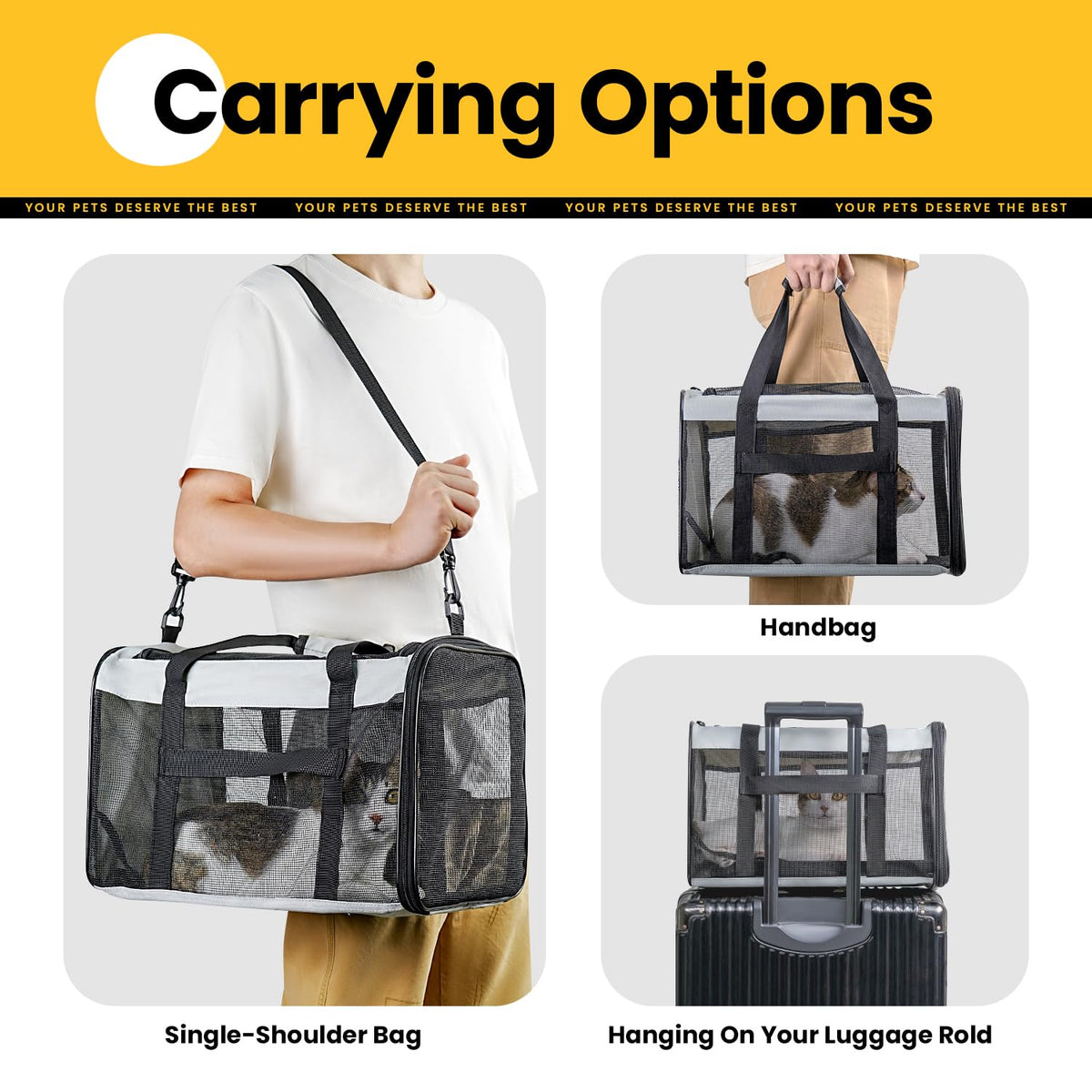 Classic Mesh Pet Carrier
