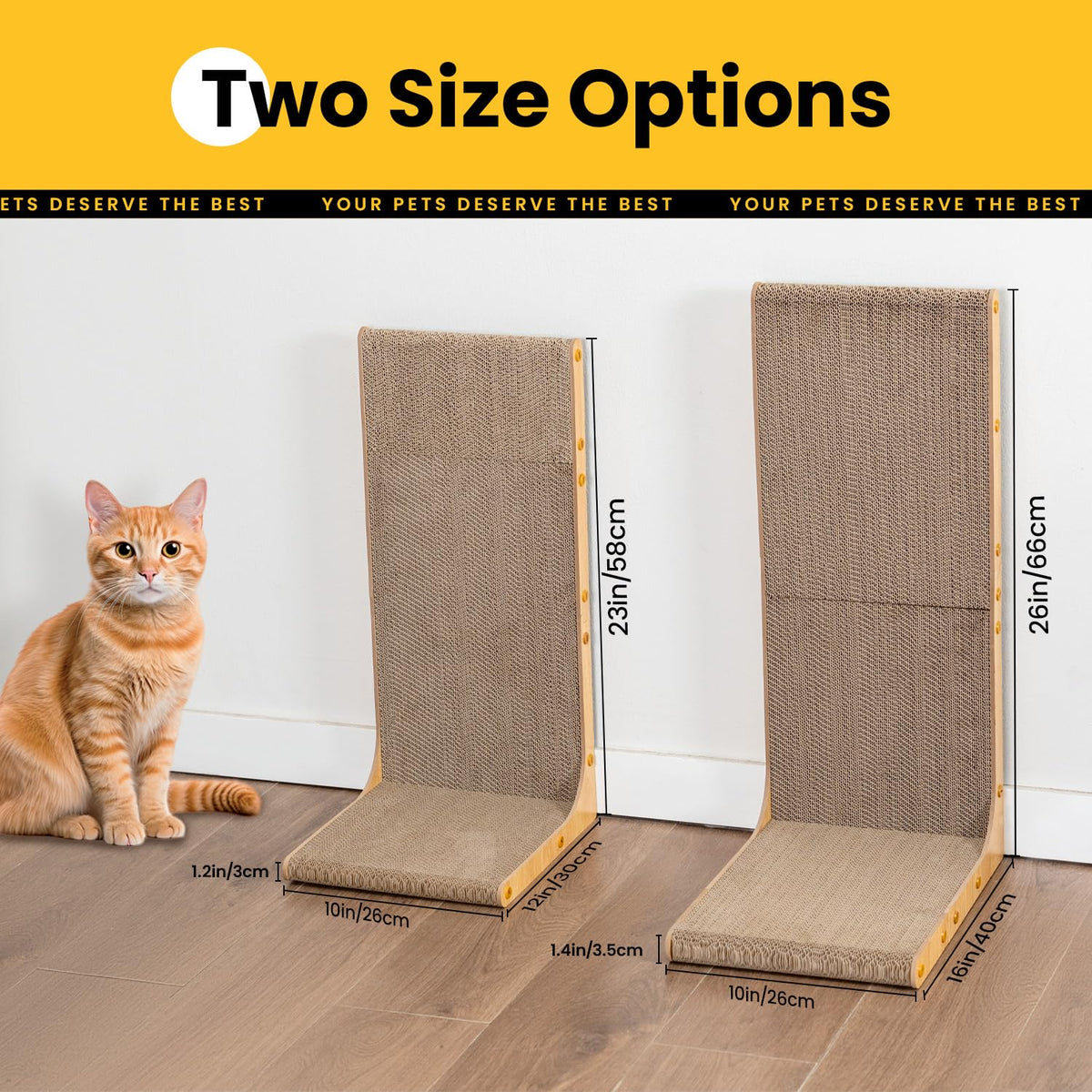 L-Shaped Cat Scratcher