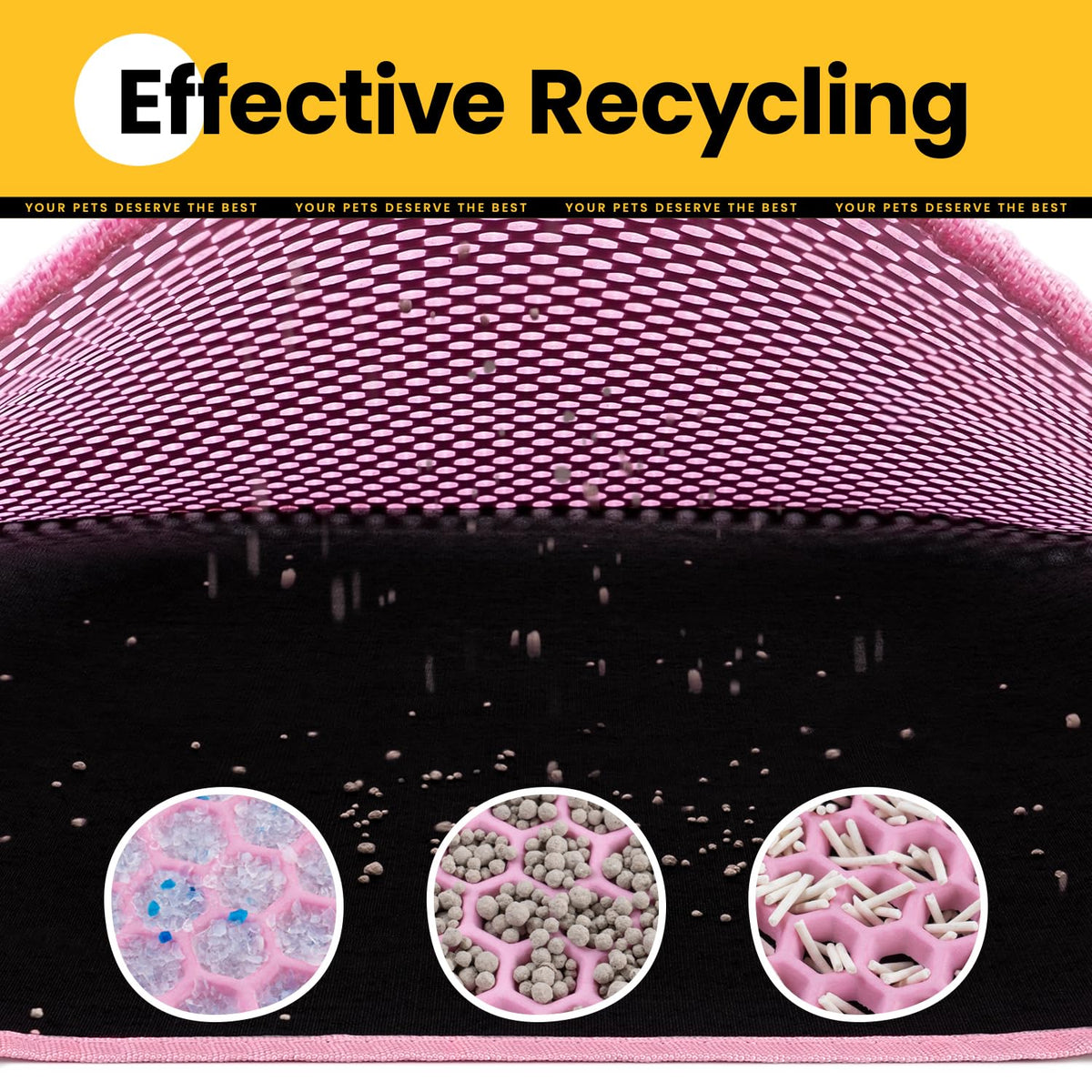 EVA Waterproof Double-Layer Cat Litter Mat