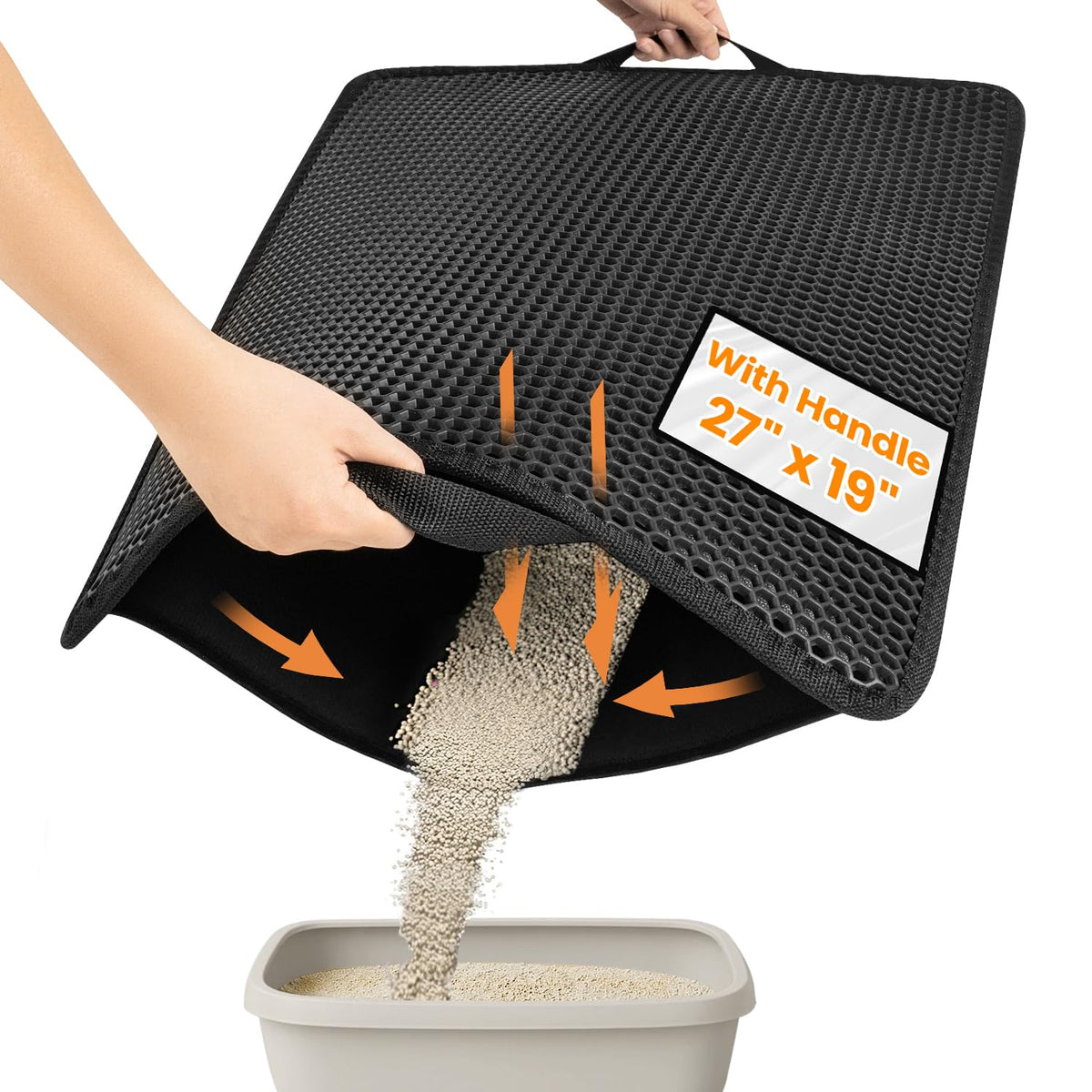 EVA Waterproof Double-Layer Cat Litter Mat