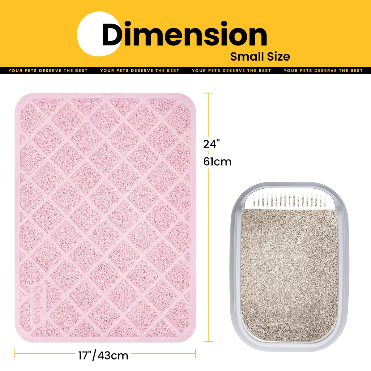 PVC Cat Litter Trapping Mat