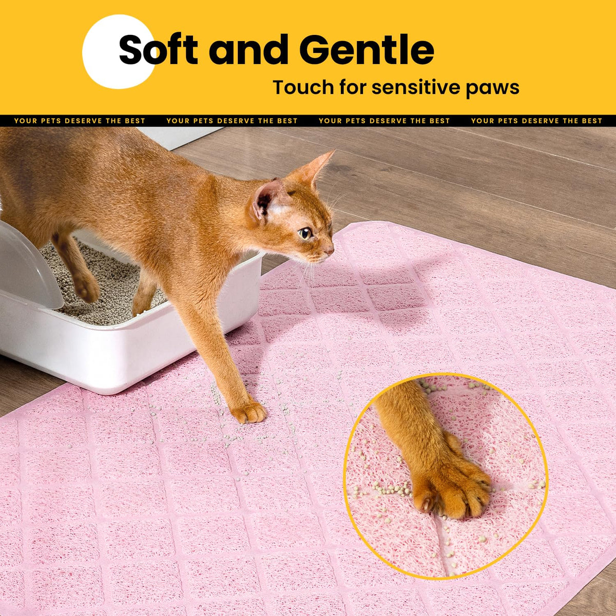 PVC Cat Litter Trapping Mat