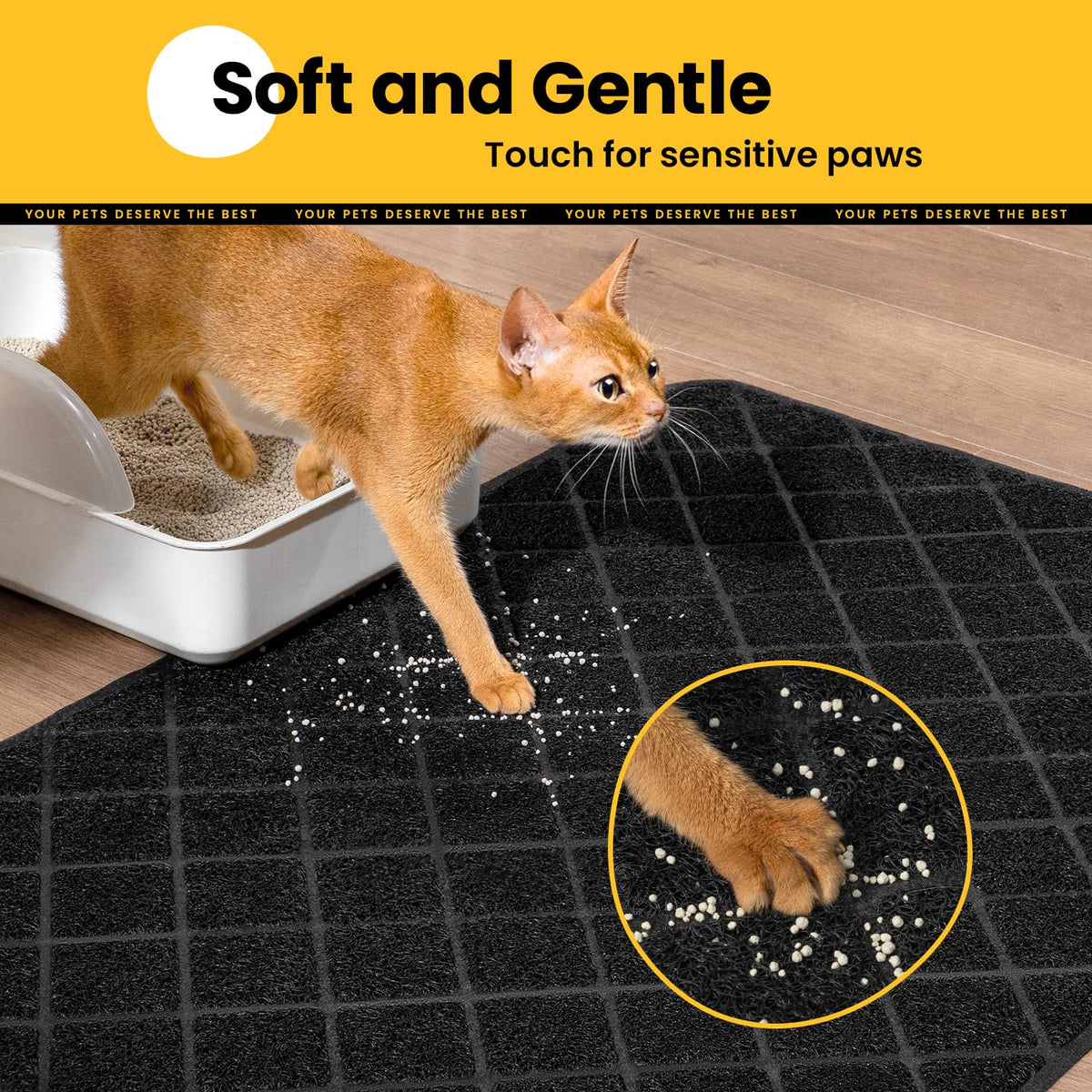 PVC Cat Litter Trapping Mat