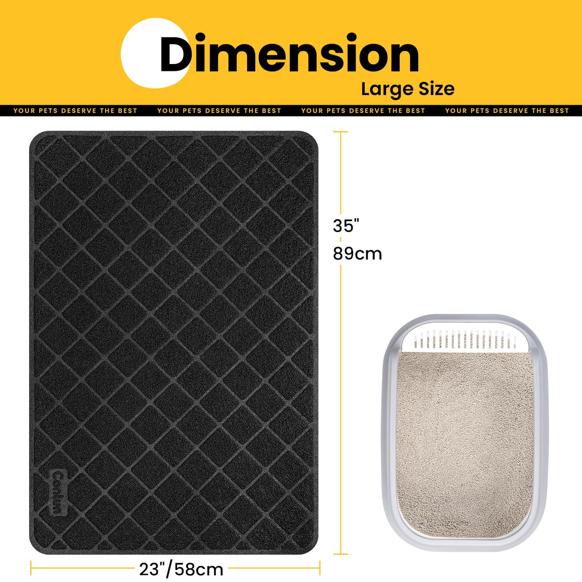 PVC Cat Litter Trapping Mat
