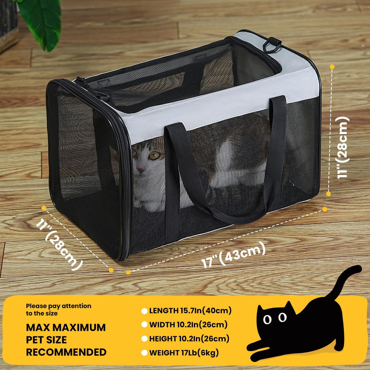 Classic Mesh Pet Carrier