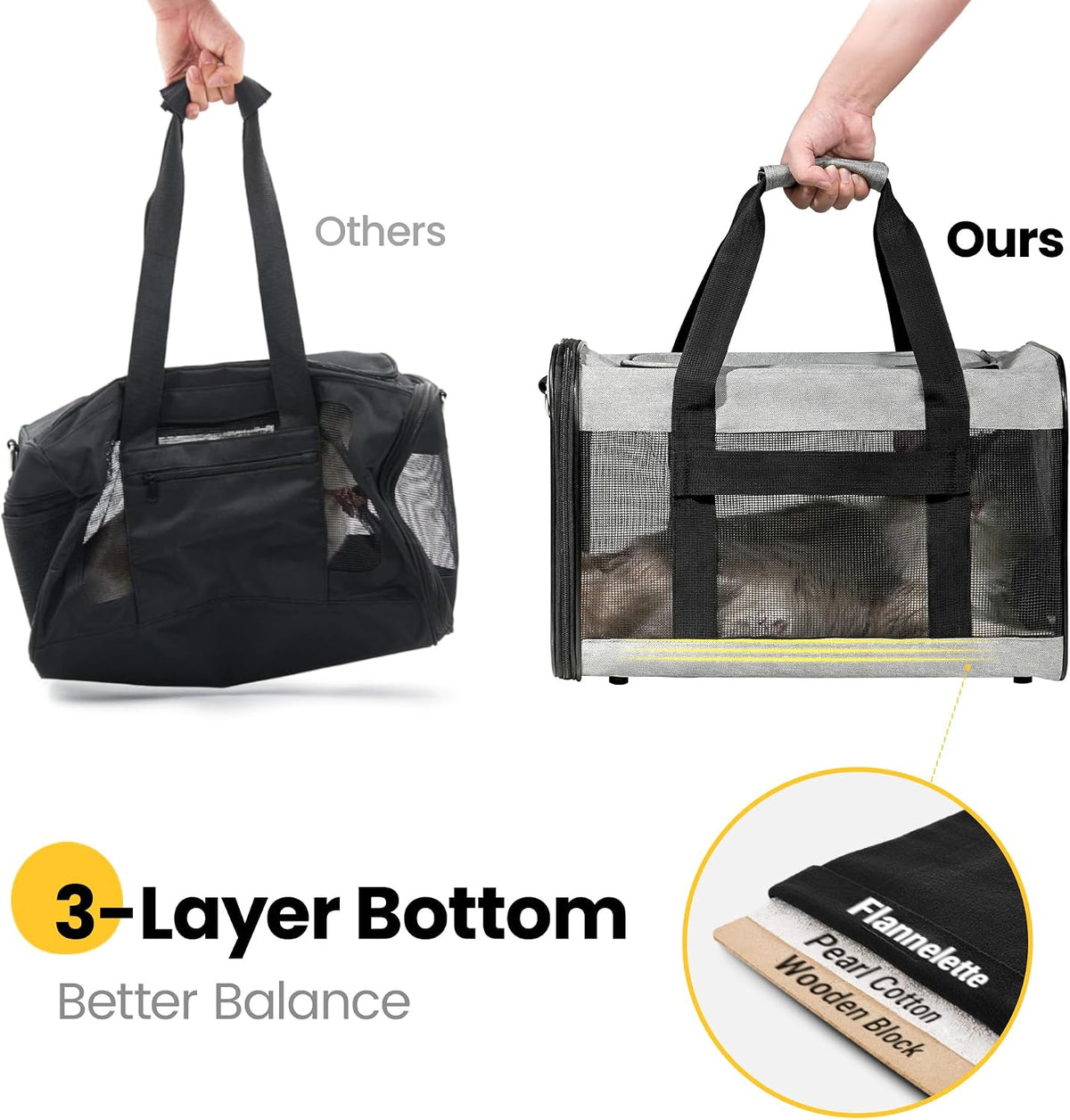 Soft-Sided Mesh Pet Carrier