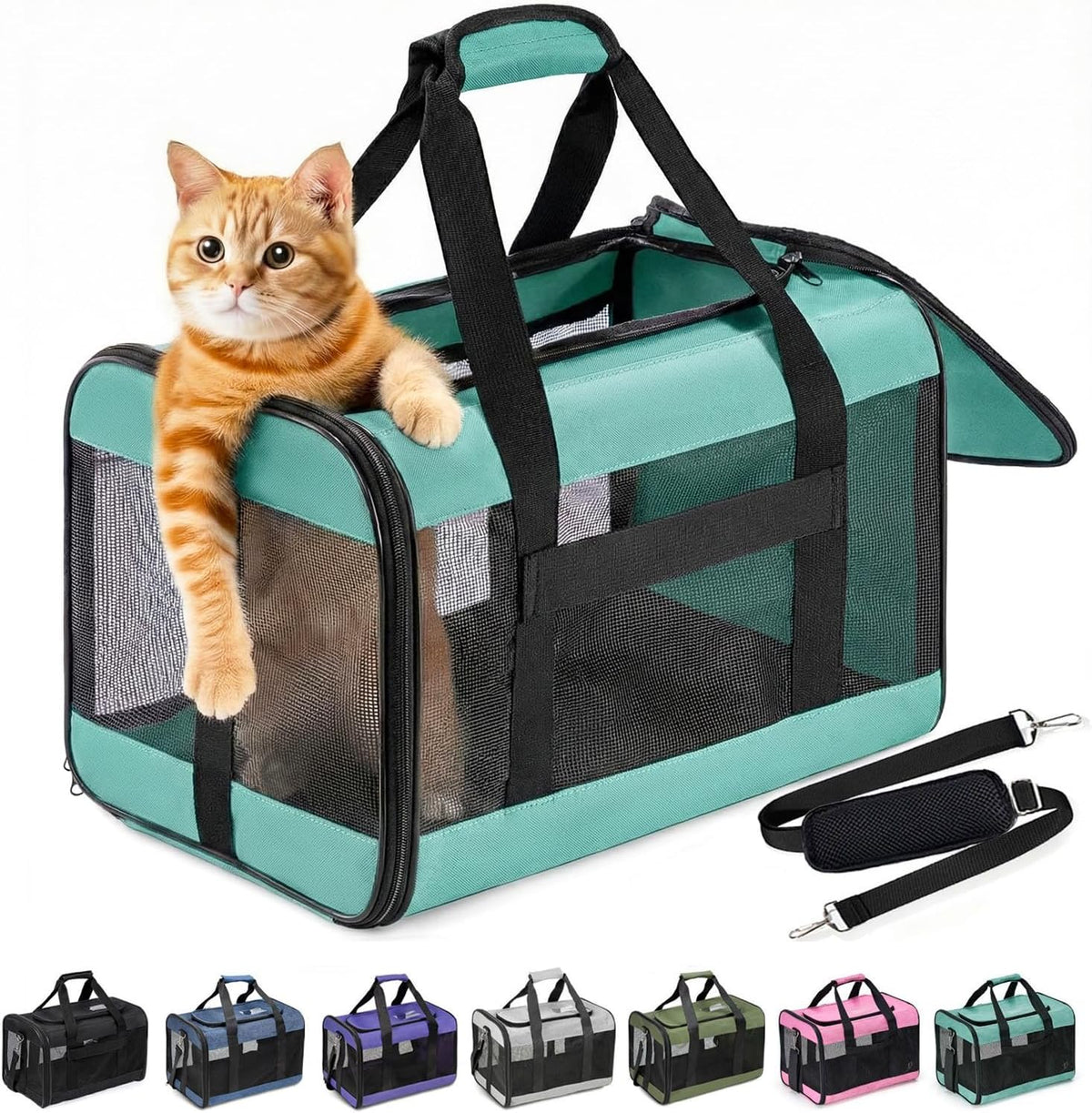 Soft-Sided Mesh Pet Carrier
