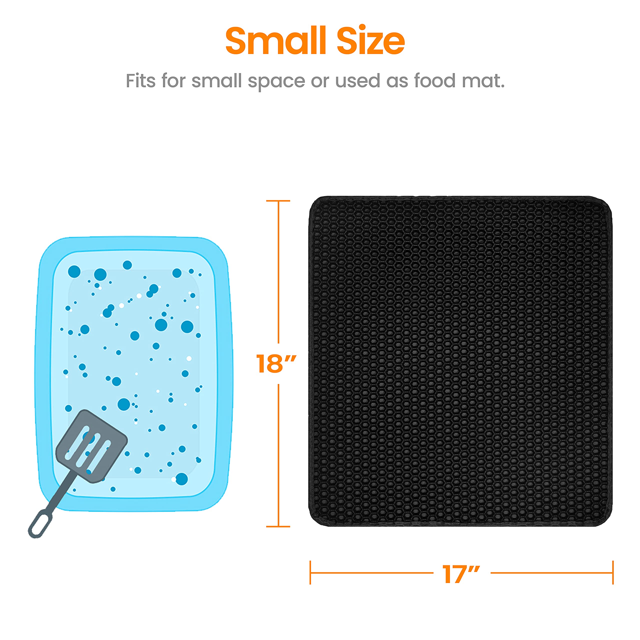 Cat Litter Mat, Kitty Litter Trapping Mat, Honeycomb Double Layer Mats,  Urine Waterproof, Easy Clean, Scatter Control, Catcher Litter Tray Box Rug  Carpet,litter Trapping Mat With Honeycomb Double Layer  Design-waterproof-easy To Clean