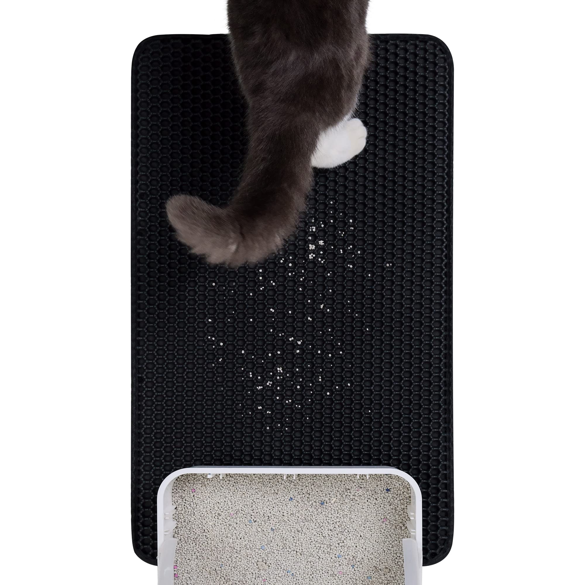 Large Cat Litter Trapping Mat Honeycomb Double Layer Design Water Proof  Material for sale online