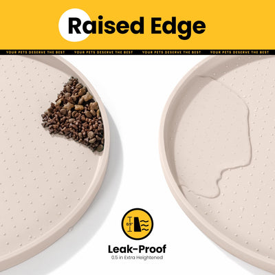 Oval Silicone Pet Feeding Mat