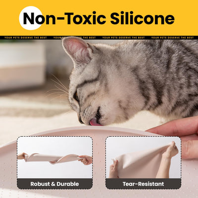 Oval Silicone Pet Feeding Mat