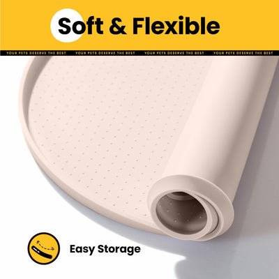 Oval Silicone Pet Feeding Mat