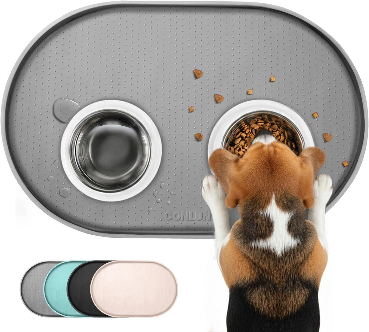 Oval Silicone Pet Feeding Mat
