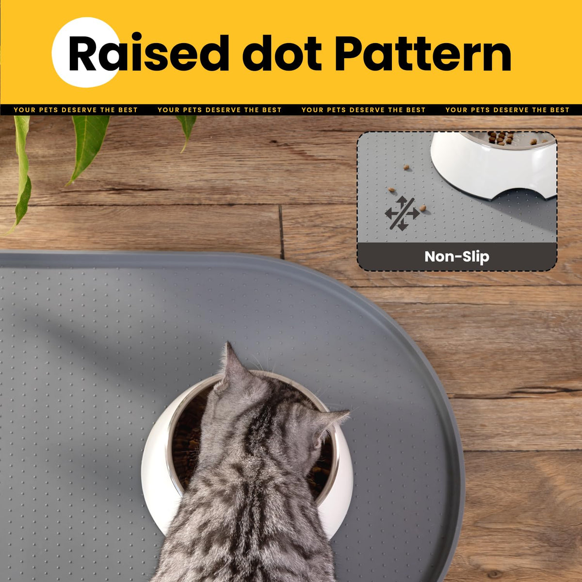 Oval Silicone Pet Feeding Mat