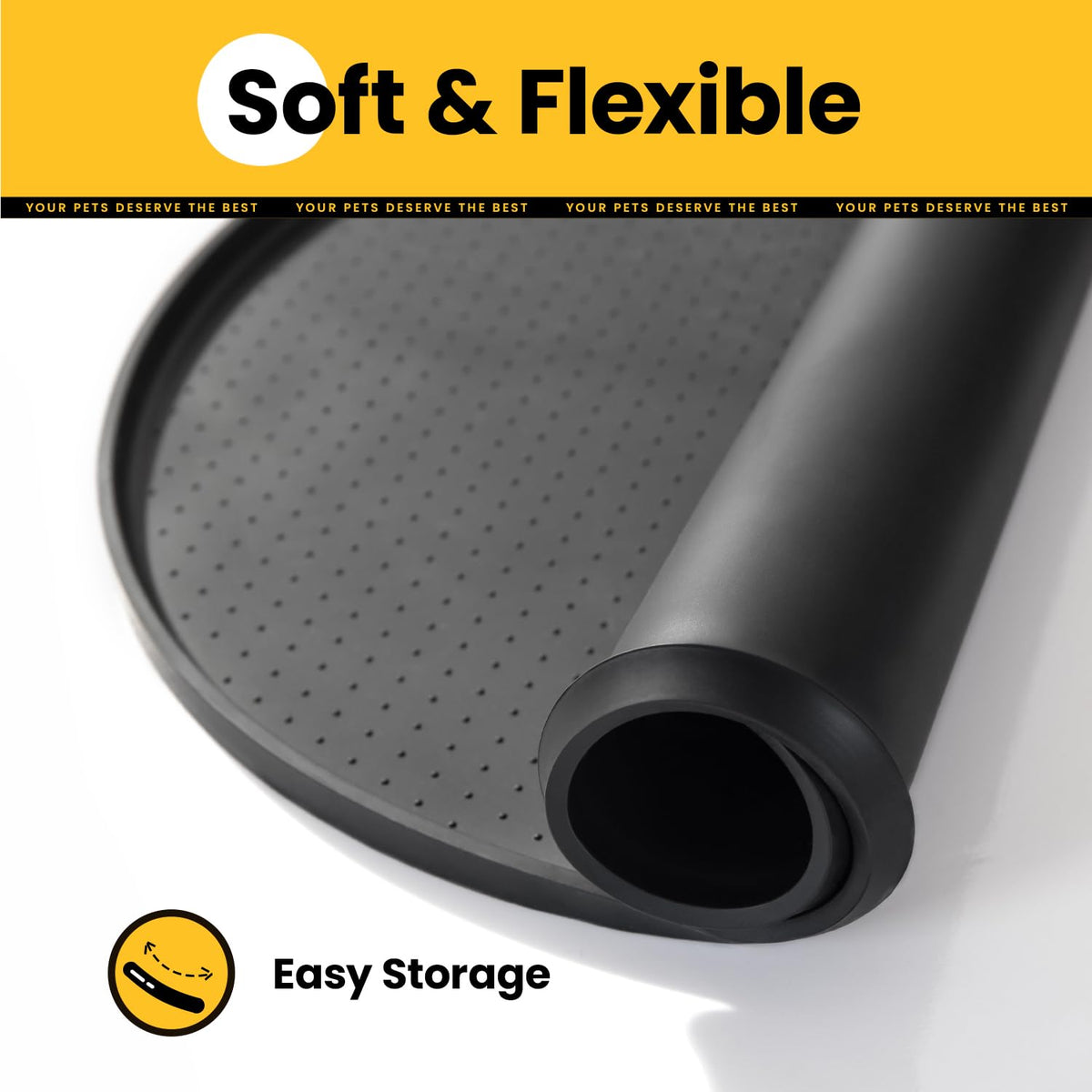 Oval Silicone Pet Feeding Mat