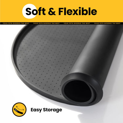 Oval Silicone Pet Feeding Mat