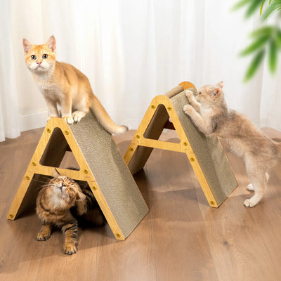 A-Frame Cat Scratcher & L-Shaped Cat Scratcher
