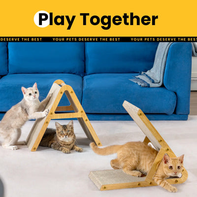 A-Frame Cat Scratcher & L-Shaped Cat Scratcher