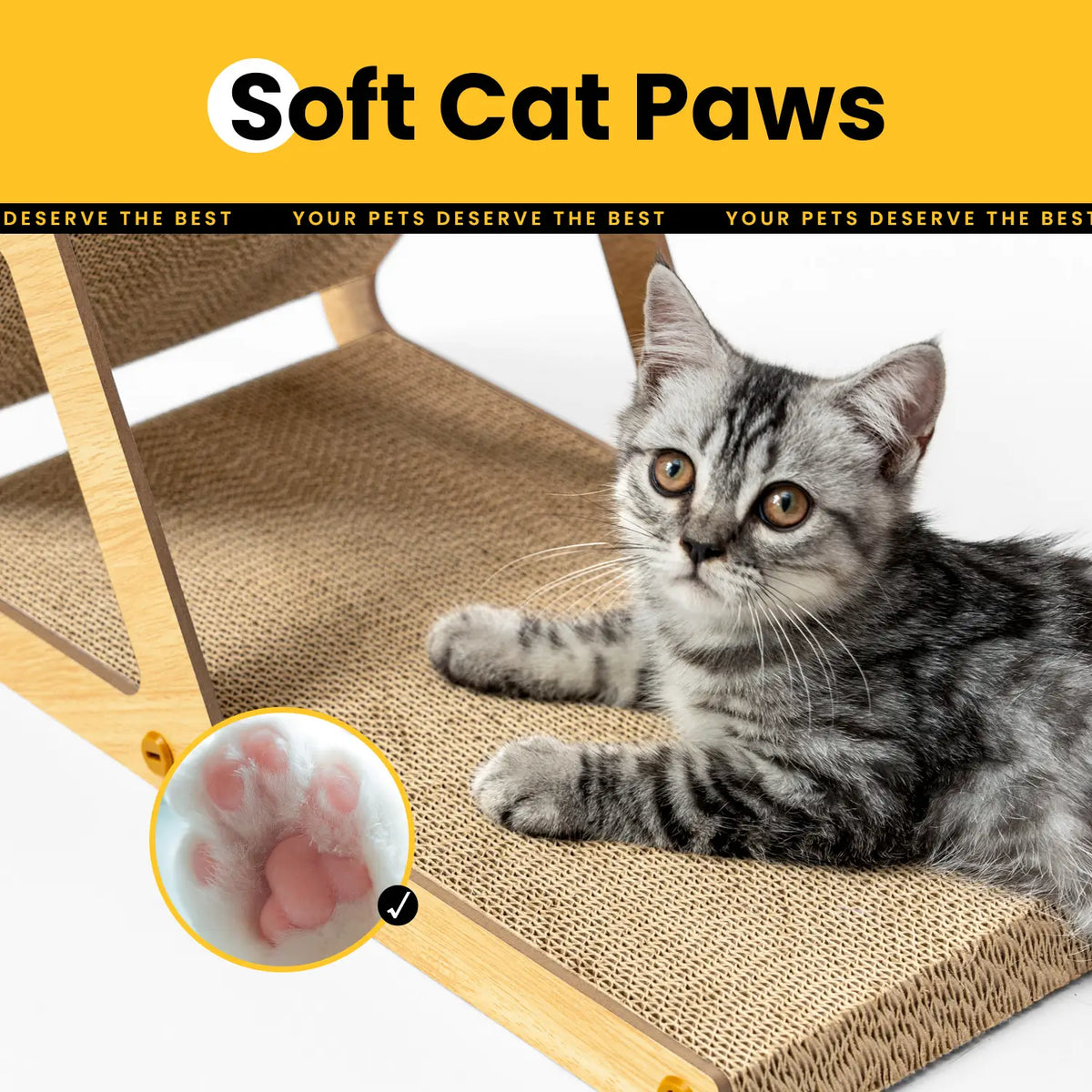 A-Frame Cat Scratcher & L-Shaped Cat Scratcher