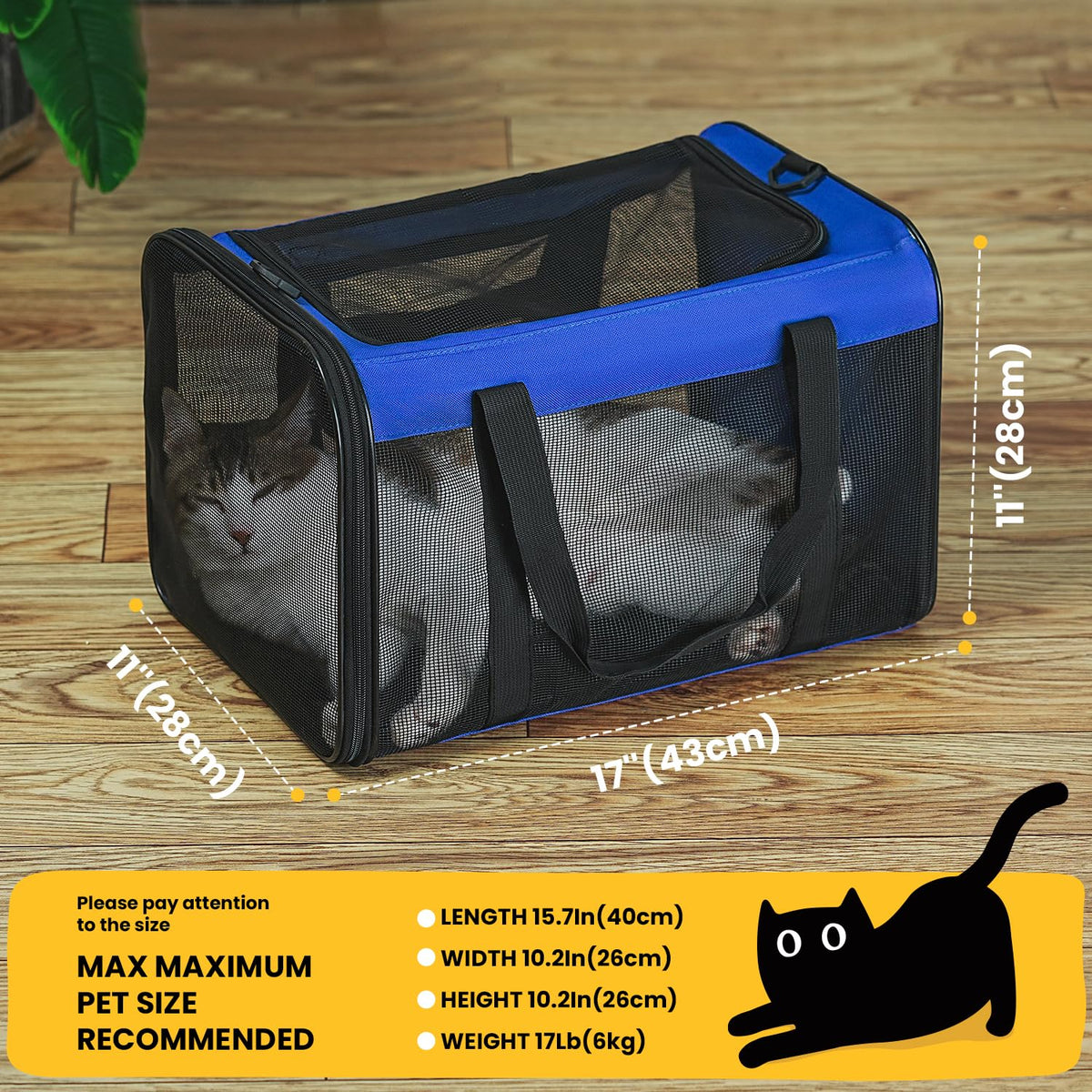 Classic Mesh Pet Carrier