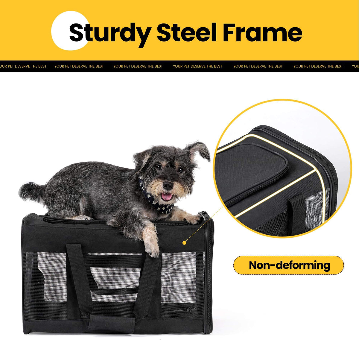 Soft-Sided Mesh Pet Carrier
