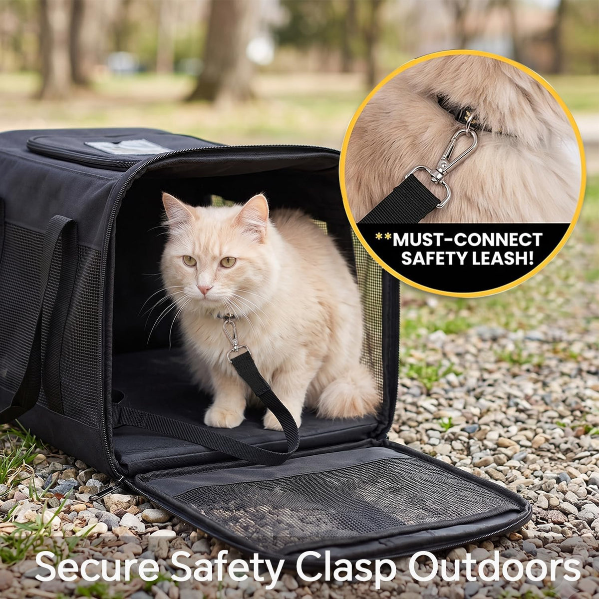 Soft-Sided Mesh Pet Carrier