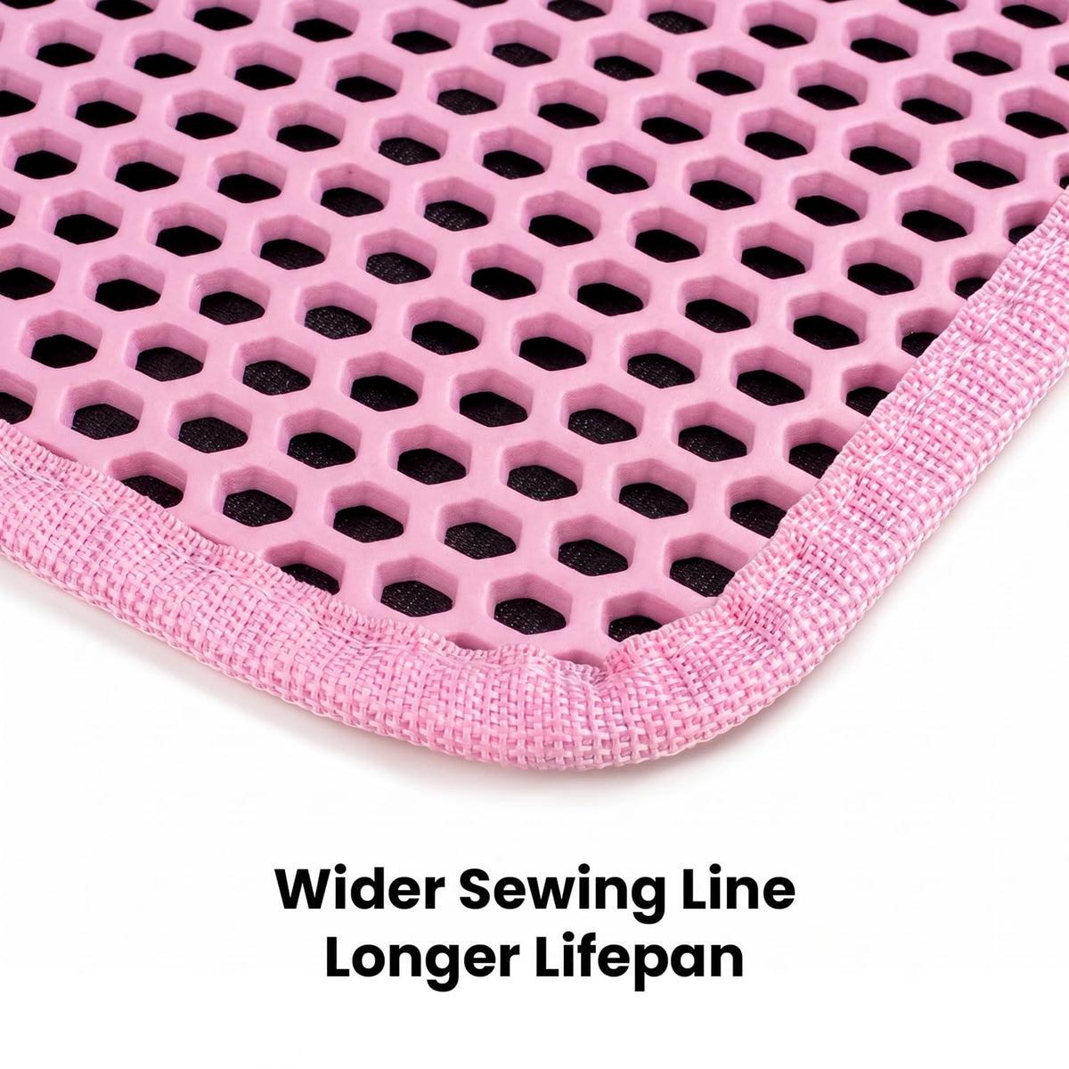 EVA Waterproof Double-Layer Cat Litter Mat with Raised Front Lip