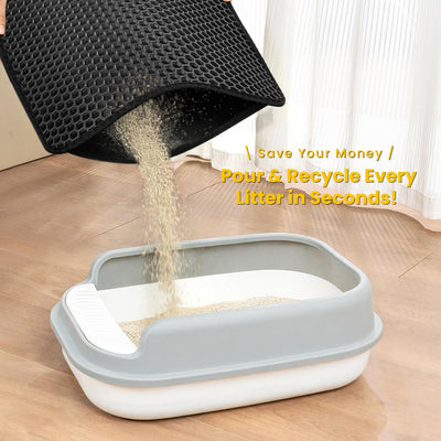 EVA Waterproof Double-Layer Cat Litter Mat