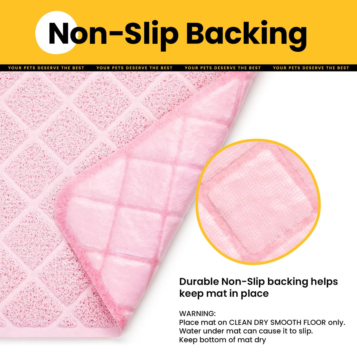 PVC Cat Litter Trapping Mat
