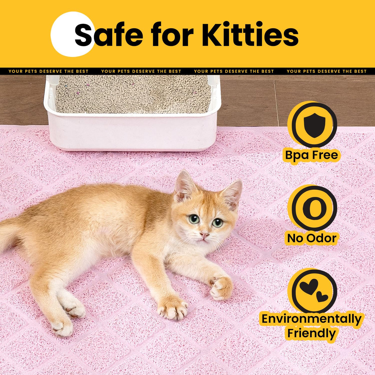 PVC Cat Litter Trapping Mat
