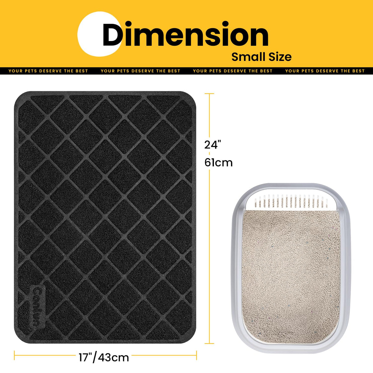 PVC Cat Litter Trapping Mat