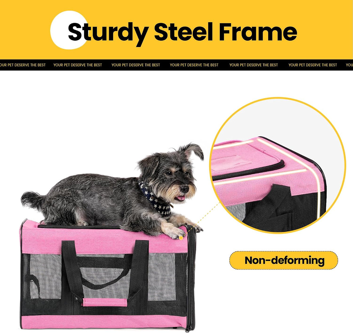 Soft-Sided Mesh Pet Carrier