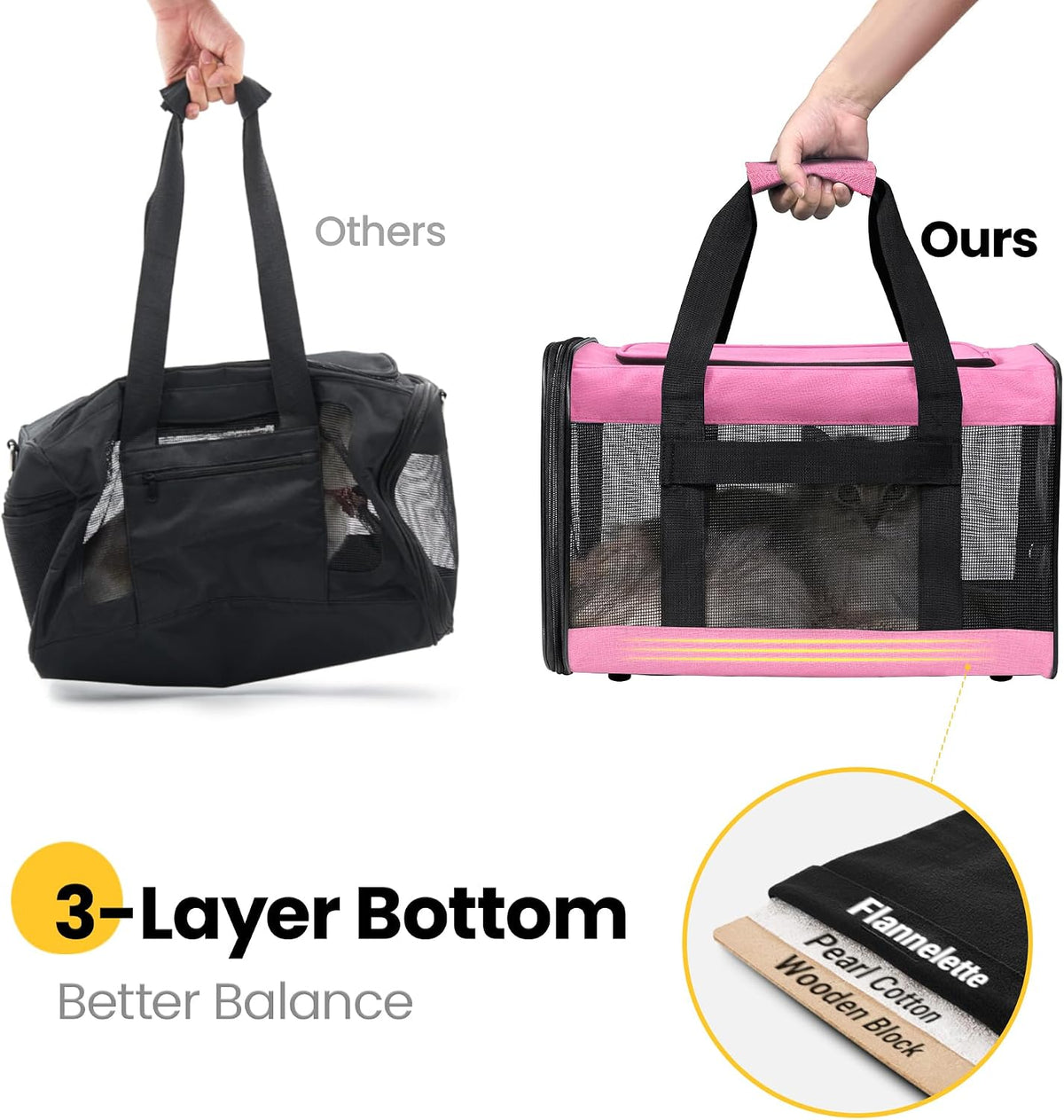 Soft-Sided Mesh Pet Carrier