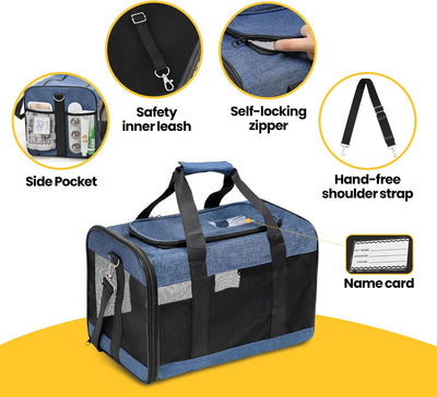 Soft-Sided Mesh Pet Carrier
