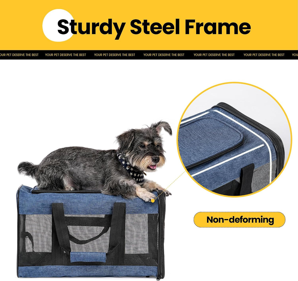Soft-Sided Mesh Pet Carrier