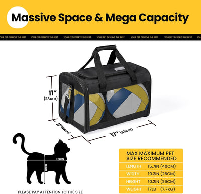 Soft-Sided Mesh Pet Carrier