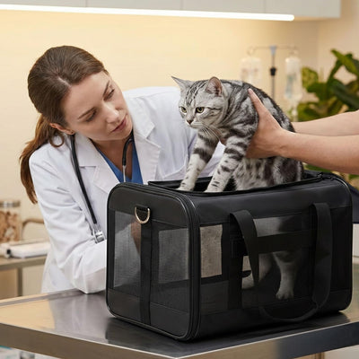 Soft-Sided Mesh Pet Carrier