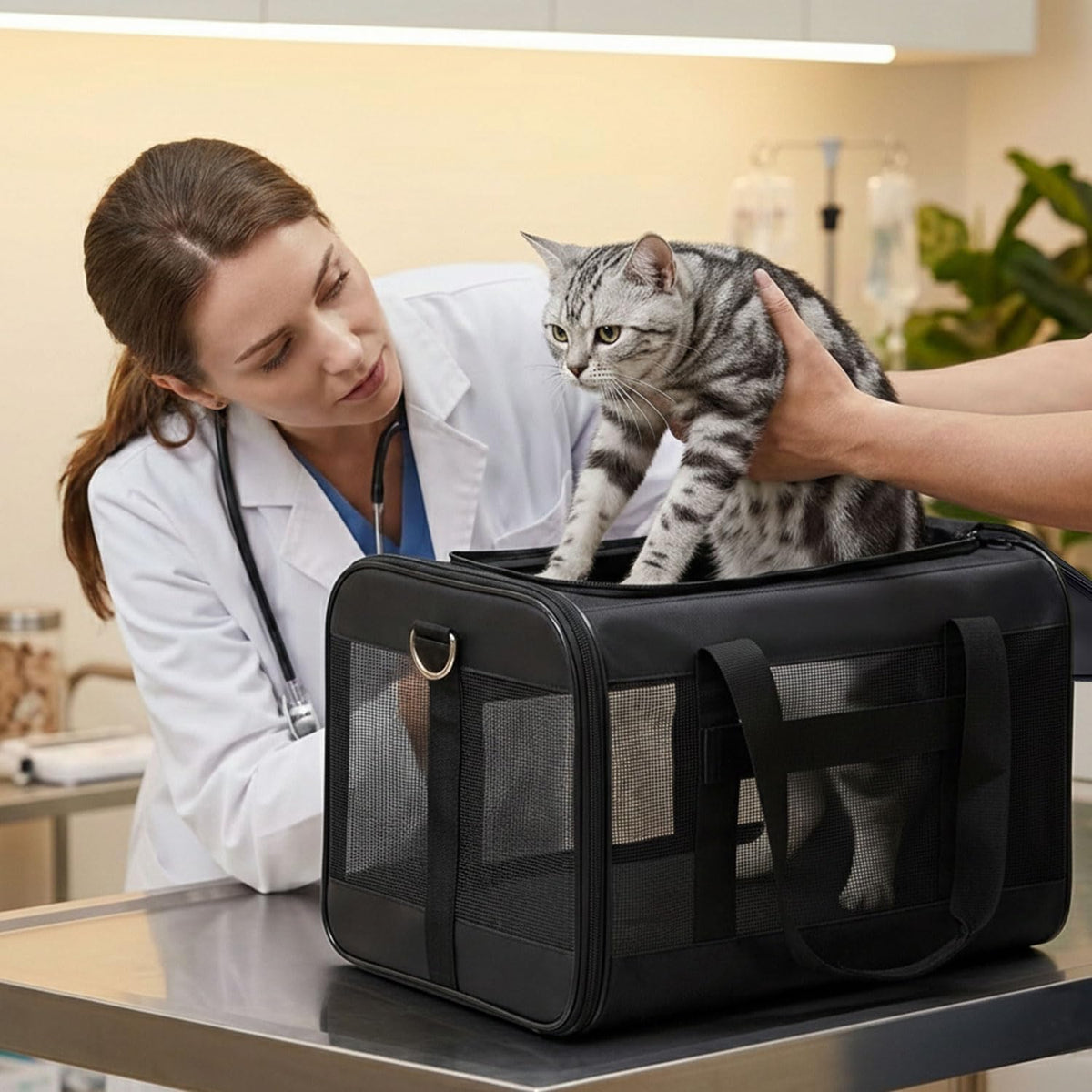 Soft-Sided Mesh Pet Carrier