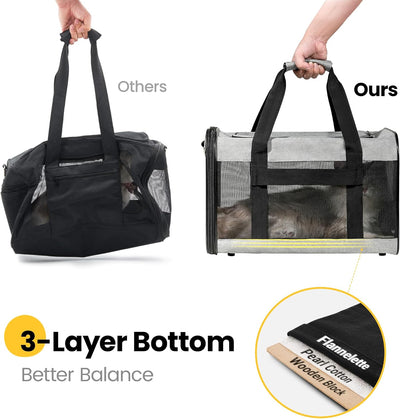 Soft-Sided Mesh Pet Carrier