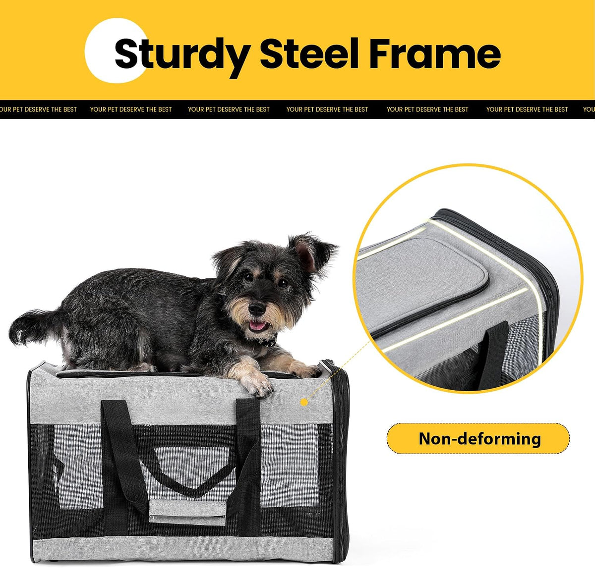 Soft-Sided Mesh Pet Carrier