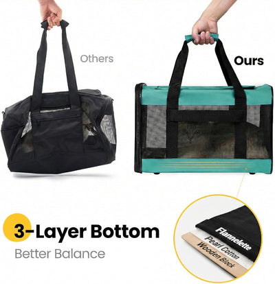 Soft-Sided Mesh Pet Carrier