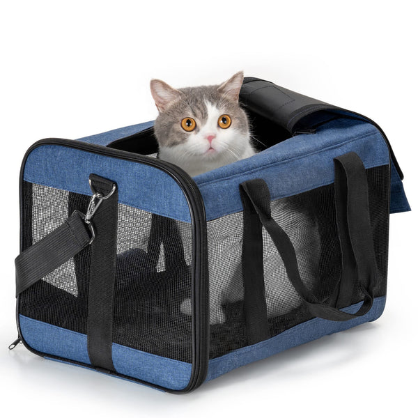 Pet Carrier Medium丨Soft-Sided Dog Carrier丨Pet Transport Carrier丨Collapsible Travel丨Kitten Carrier Bag