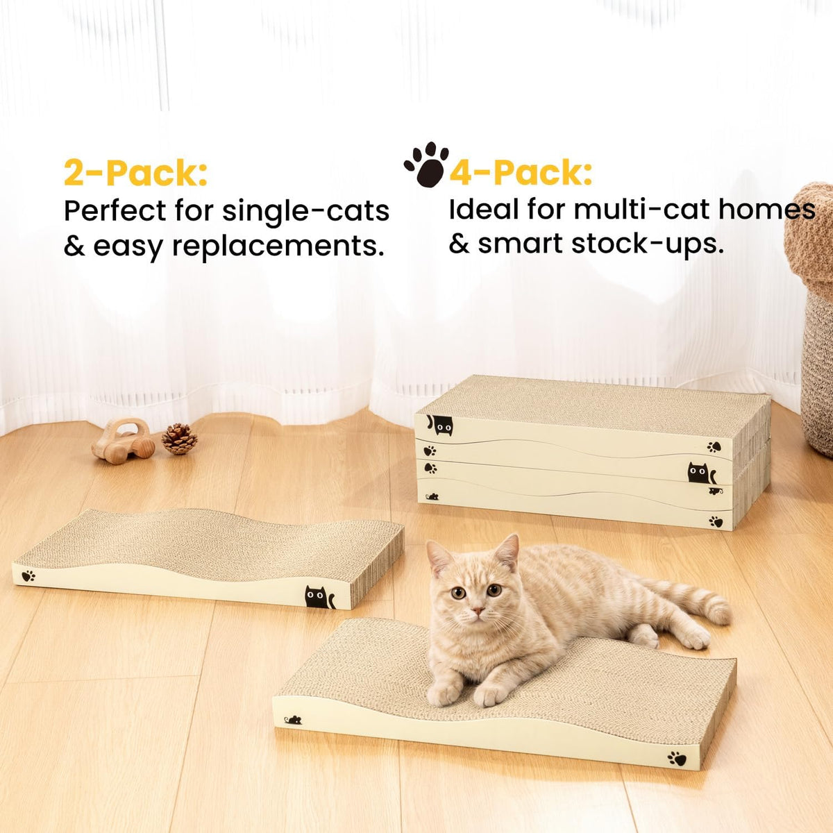 Curved Cat Scratcher
